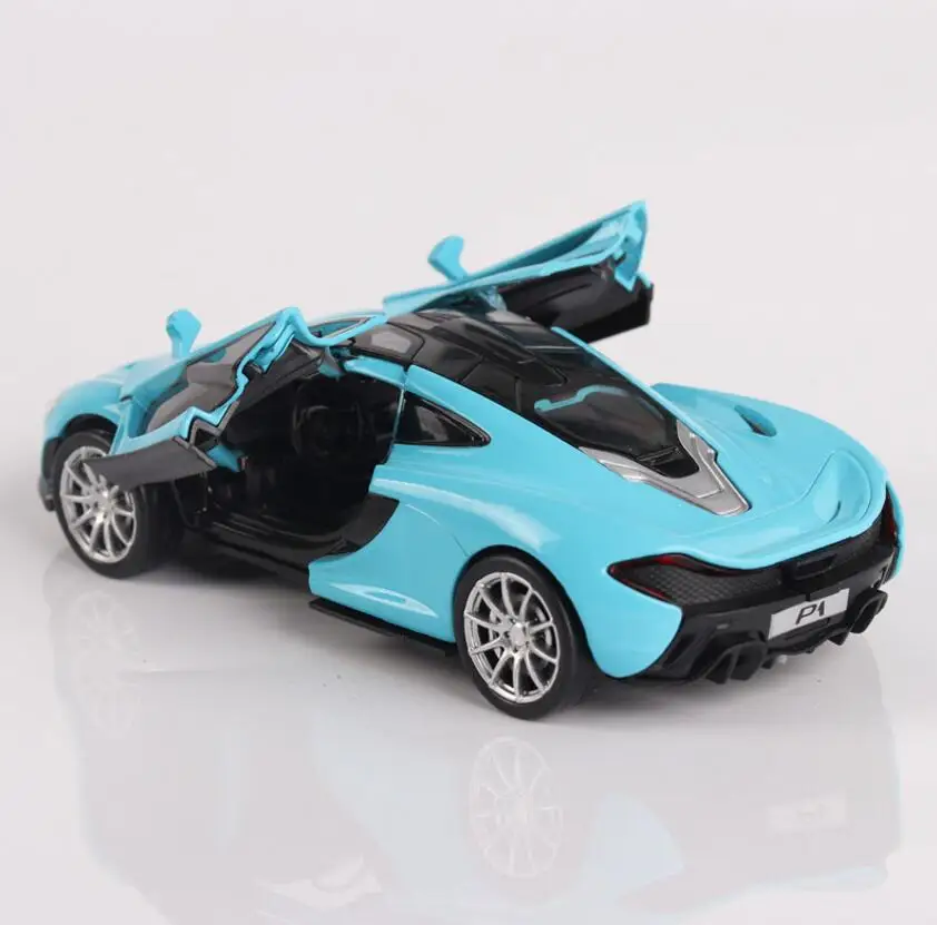 1/32 Diecasts & Toy Vehicles McLaren P1 модель автомобиля со звуком и светильник коллекция