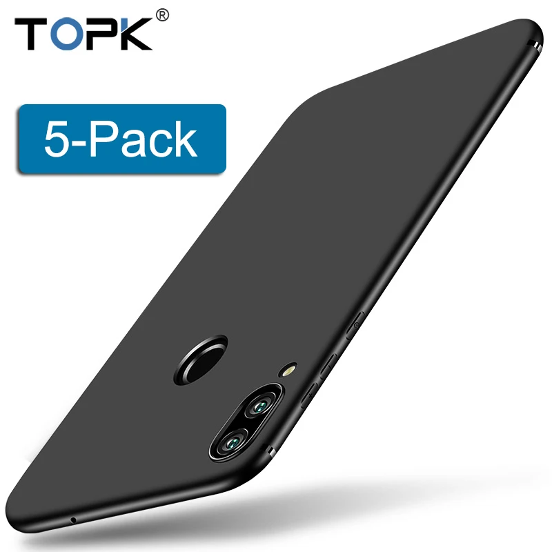 TOPK [5 упаковок] чехол для телефона мягкий TPU Huawei P20 P9 Lite Pro P10 Plus Mate 10 20 pro honor 8 9 8x| |