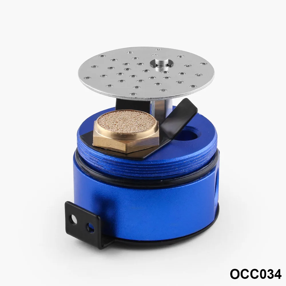 New Car Accessories Compact Baffled Oil Catch Can Separate 3-Port 2 Ounces Metal Blue |