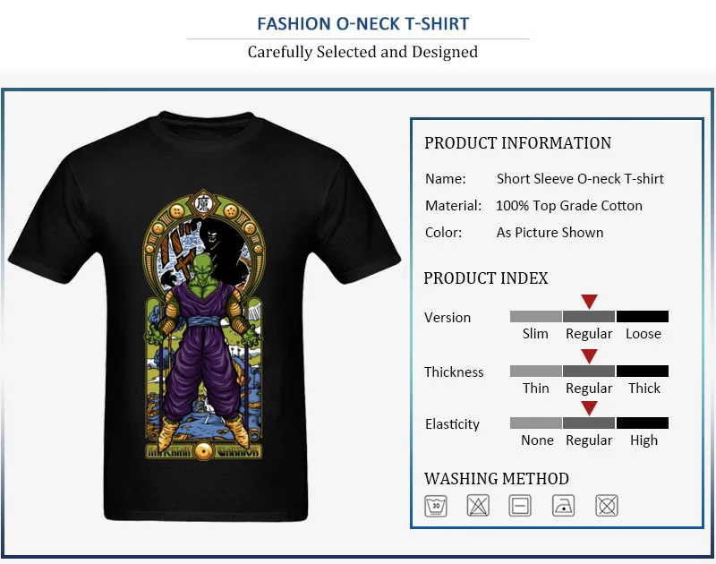 Dragon Ball Namekian Warrior Designed черные топы Мужские крутые футболки с короткими рукавами с рисунком аниме