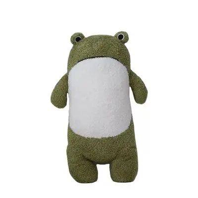 frog Супер милая плюшевая игрушка мультяшное животное морской лев Пингвин коала лягушка, Пчела панда курица мягкая кукла подарок на день рождения Рождество 1 шт - Цвет: frog