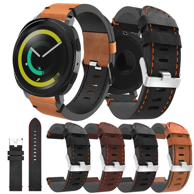 Bemorcabo Gear спортивный ремешок 2017 кожаный браслет 20 мм сменный для Samsung Sport /Gear S2