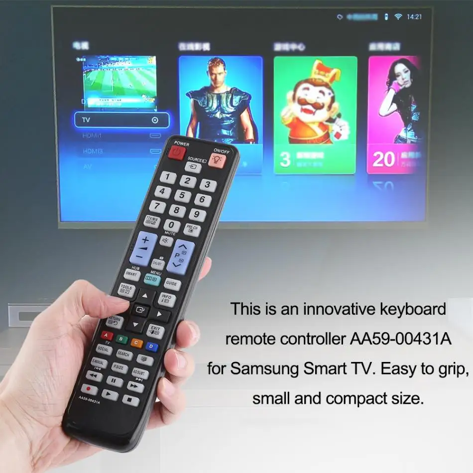 VBESTLIFE AA59 00431A пульт дистанционного управления для Samsung TV Замена телевизора умный