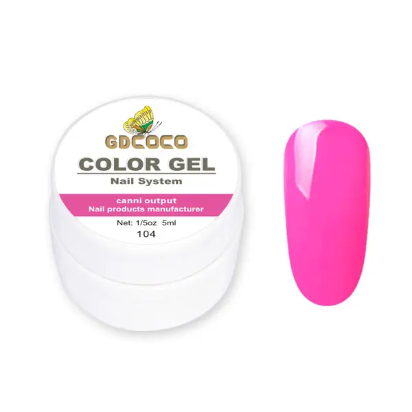 104 86153 GDCOCO Venalisa живопись Гель Soak off UV светодиодный 5 мл Одноцветный гель 36 цветов гель лак для ногтей фабрика canni Чистый гель лак для ногтей - Цвет: 104