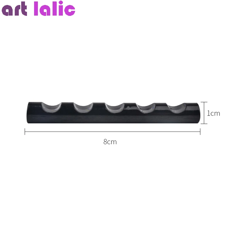 

1Pc Nail Brush Stand 5 Grids Acrylic Rack Rest Painting Pen Holder Shelf Display Carrier Storage Tips Salon Manicure Tools