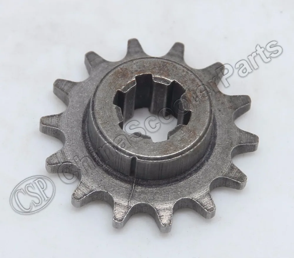 T8F 11 13 14 17 19 20 Tooth 11T 13T 14T 17T 19T 20T front sprocket 2 stroke 47cc 49cc mini moto pocket atv dirt bike