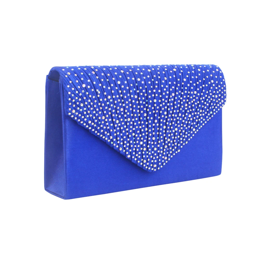 

2022 New Diamond Bag Crystal Luxury Bag Satin Bag for Women Evening Crystal Diamond Bride Clutch Party Women's Bag Bling Purse