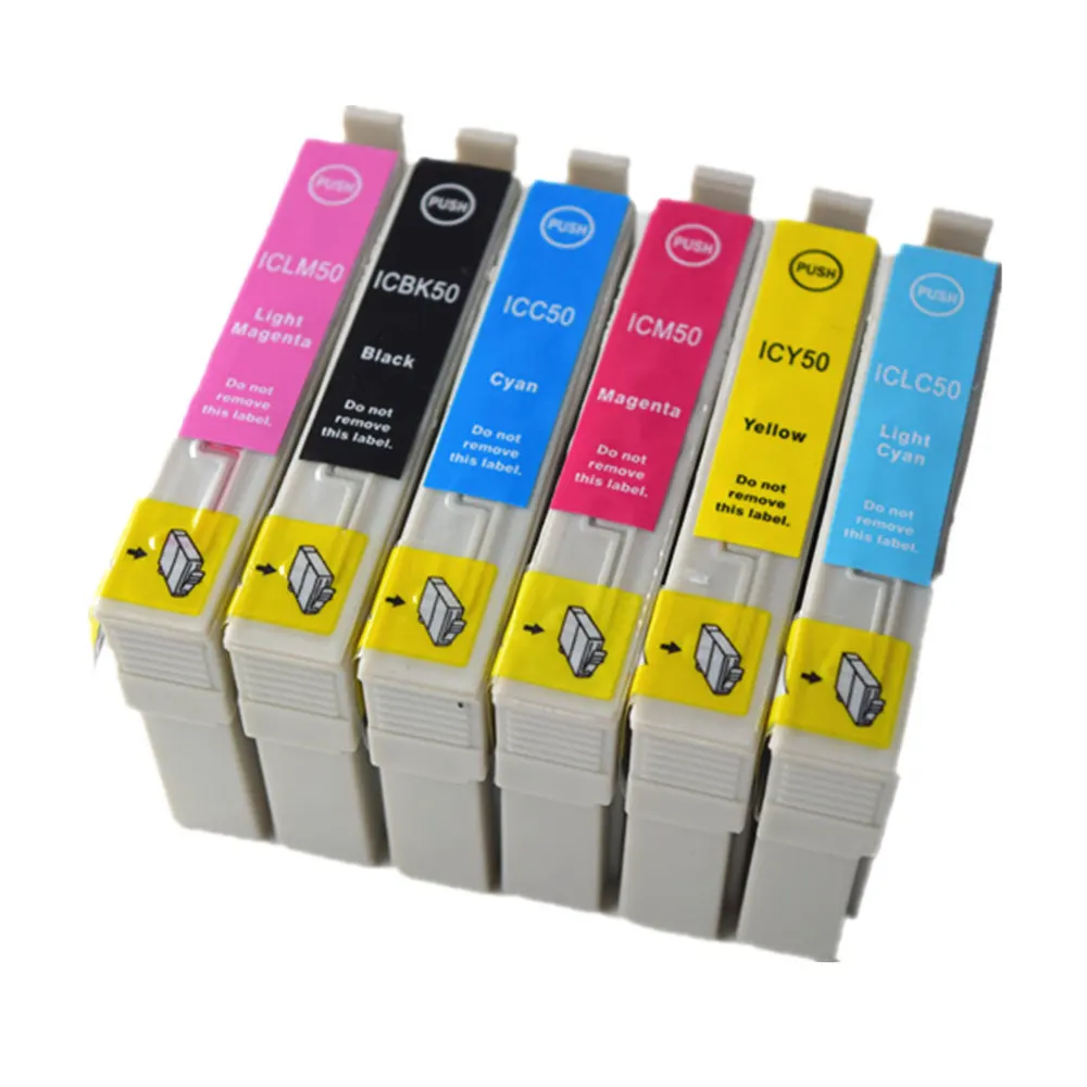 

6PK IC6CL50 IC50 Ink Cartridge Compatible For EPSON EP-301 EP-302 EP-4004 EP-702A EP-703A EP-704A EP-705A EP-774A EP-801A EP-802