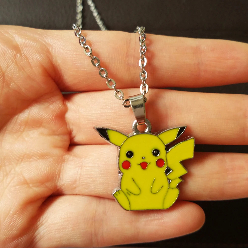 Новинка японская подвеска с покемоном из мультфильма ожерелье для маленьких