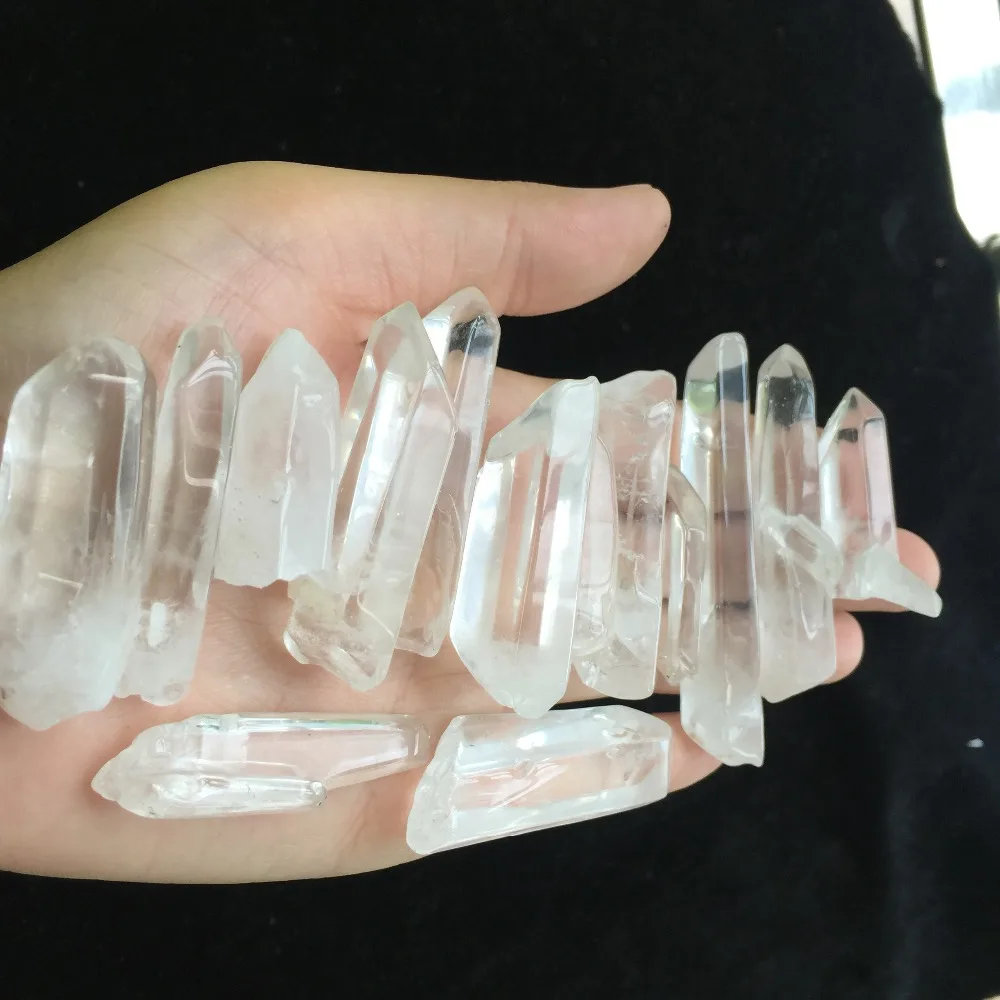 14 шт натуральный прозрачный полированный Исцеление reiki из кварца Хрустальная