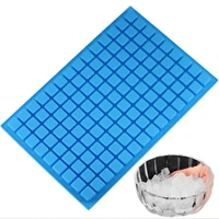 mujiang 126 cavity square ice cube tray silicone molds party cake decorating tools chocolate candy jelly mold kitchen baking
