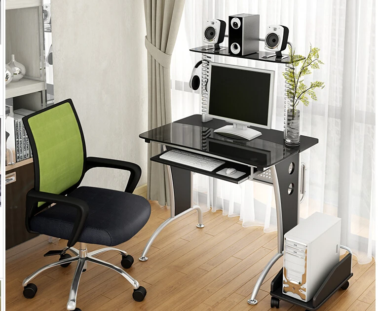 Компьютерный стол... Стол из закаленного стекла. | Мебель