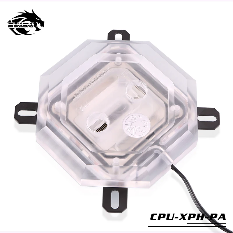Bykski водный блок процессора для INTEL LGA1150 1151 1155 1156 2011 X99 RGB поддержка 5 в 3PIN GND