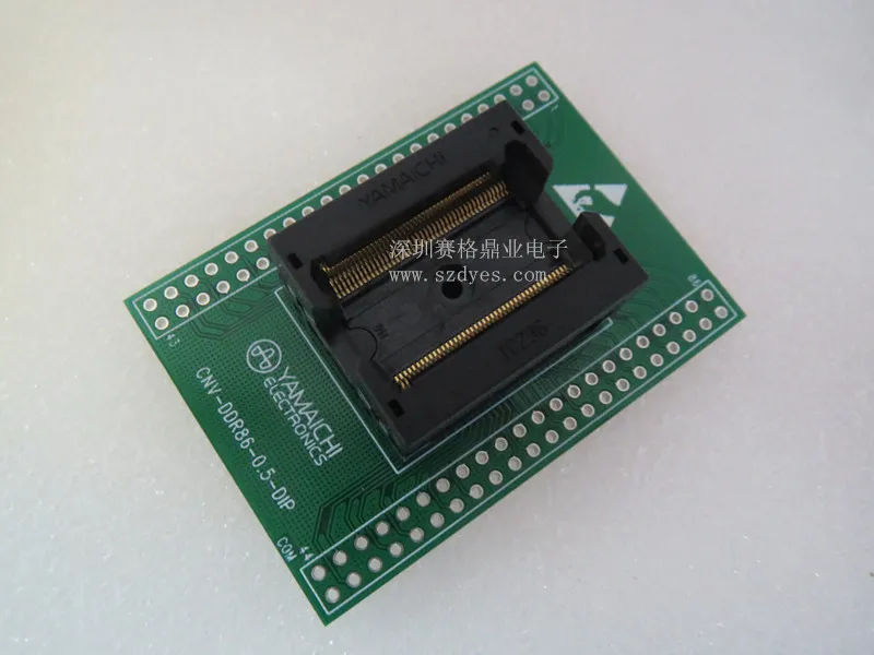 

Opentop TSOP86/DIP SSOP86 TSSOP86DDR IC296-011 0,5 мм YAMAICHI IC, испытательный стенд для сиденья