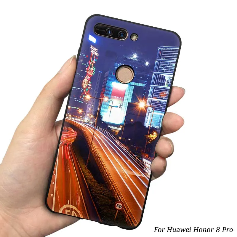 14 EiiMoo силиконовый чехол для телефона для huawei Honor 8 Pro, чехол для huawei Honor V9, милый узор, мягкий чехол для Honor 8 Pro, чехол - Цвет: 14