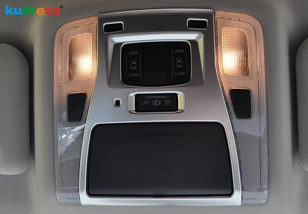 Для Toyota Alphard Vellfire 2016 2018 2019 Стайлинг автомобиля Матовый Интерьер передняя лампа