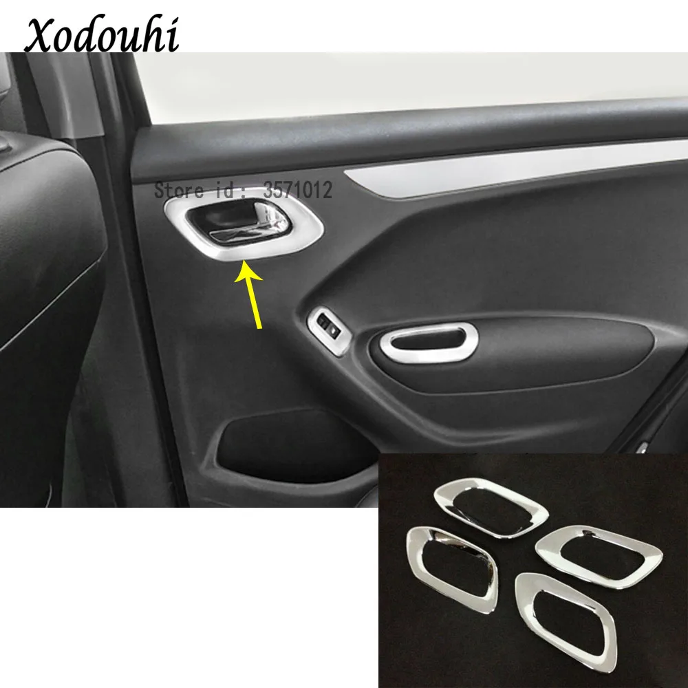 Для Peugeot 301 2014 2015 2016 2017 чехол для кузова автомобиля отделка ручки ABS Хромированная