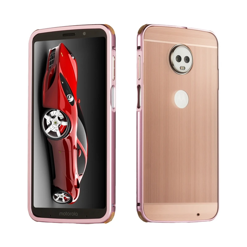 Для Motorola MOTO Z2 играть металлический корпус Алюминий рамка+ со щеткой ударопрочный Жесткий Телефон Обложка на мото Z3 Play чехол
