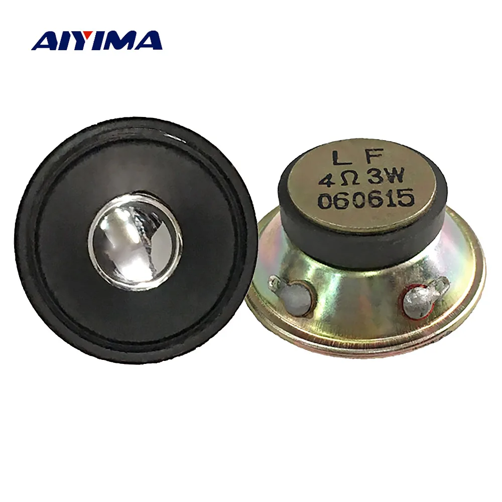 AIYIMA 2 шт дюймовые мини аудио портативные музыкальные колонки 4ohm 3 Вт