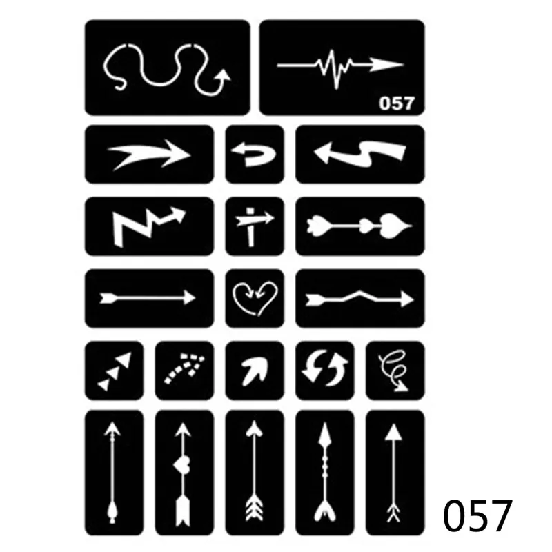 1 шт. мульти-выбор, новое тело, ручная работа, рисование пастой, полые, хна, трафареты для татуировки, временная девушка, дети, Ins стиль, инструмент