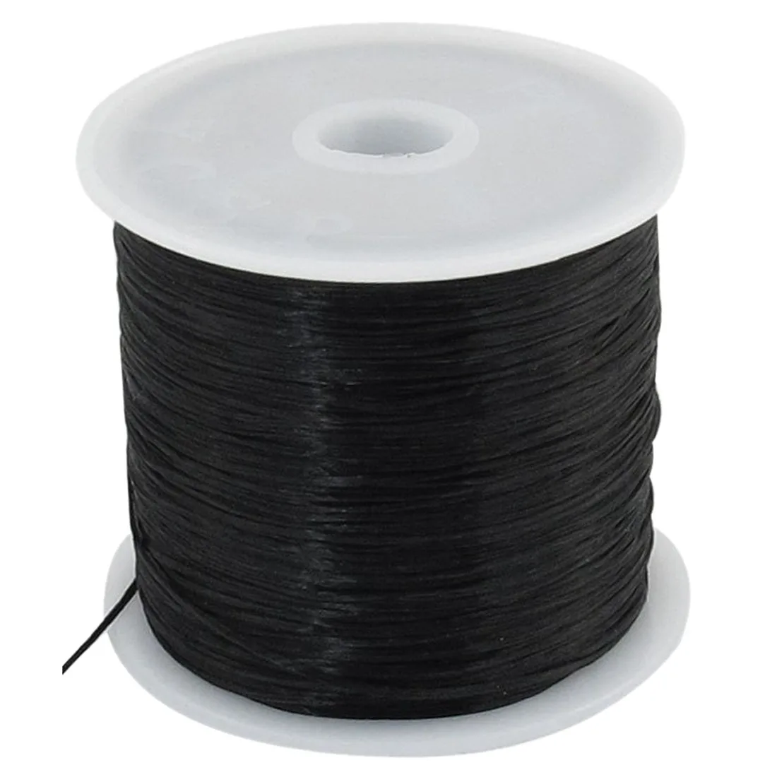 Черная эластичная лента с кристаллами 50 м|spool thread|spoolthread |