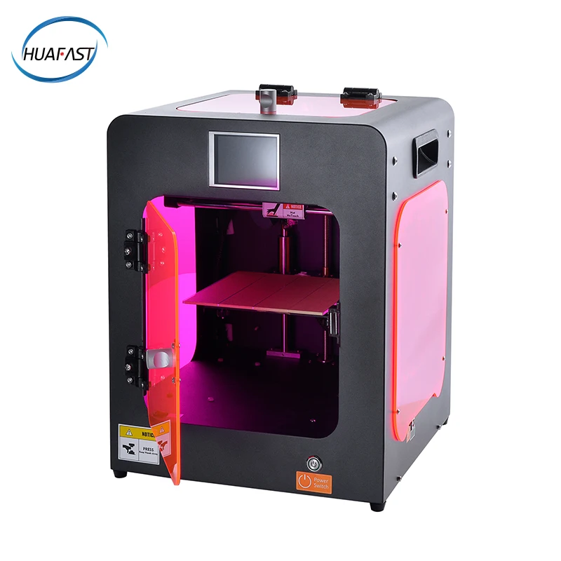 HUAFAST мини 3d принтер Полностью закрытый акриловый металлический каркас 3 2 дюймов