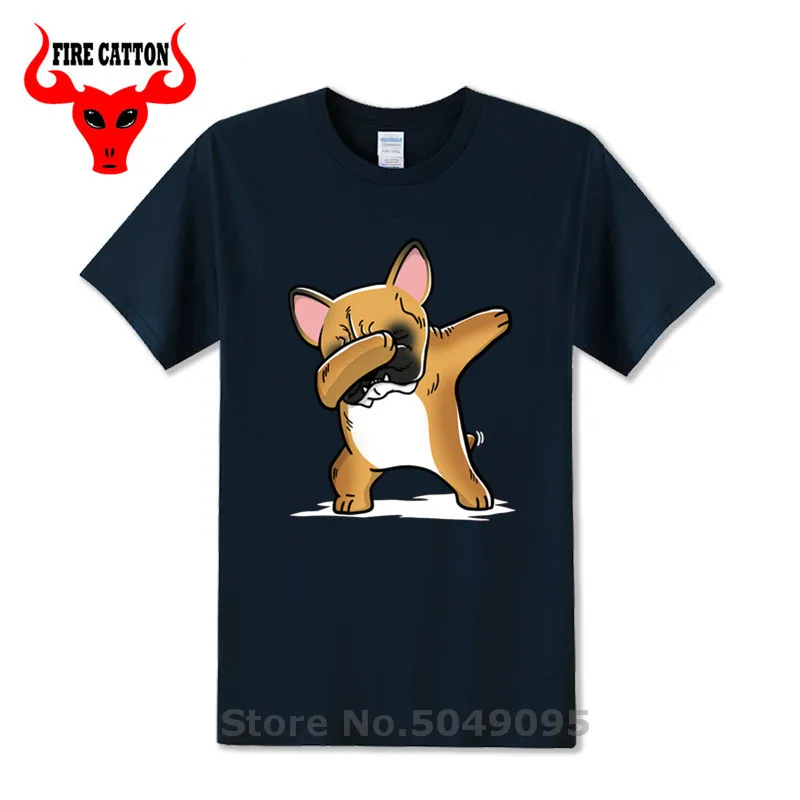 Kawaii Забавные футболки с рисунком дибббинг олень Французский бульдог Собака