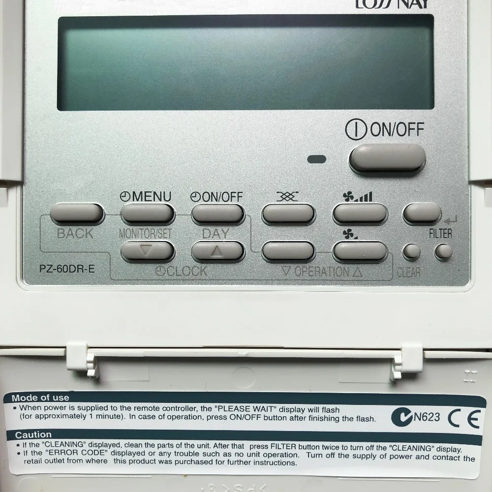 Кондиционер для воздуха пульт дистанционного управления MITSUBISHI ELECTRIC LOSSNAY PZ 60DR E