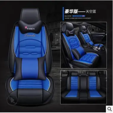 Кожаный чехол на сиденья для автомобиля всесезонный универсальный