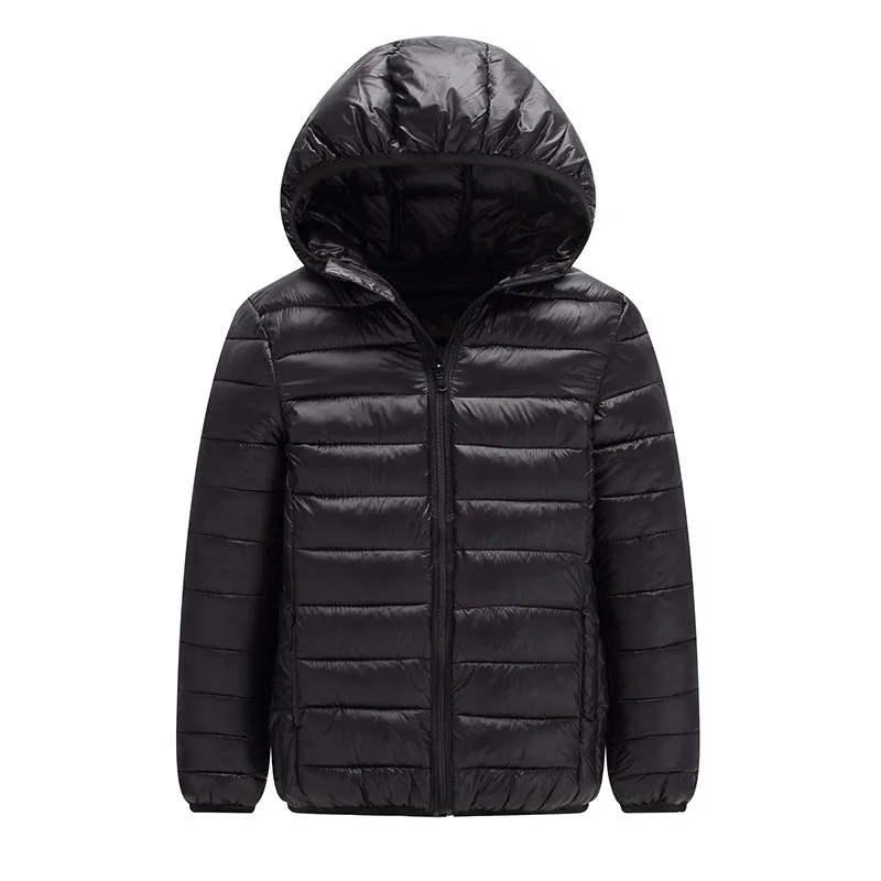 Высокое качество зимняя куртка пуховик для мальчиков маленьких детей светильник