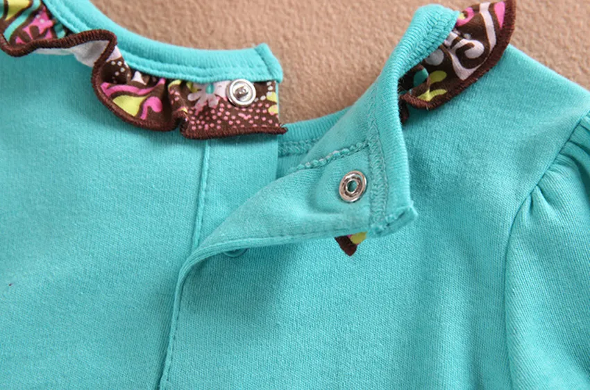 Одежда со слонами для маленьких девочек комплект одежды новорожденных хлопковый