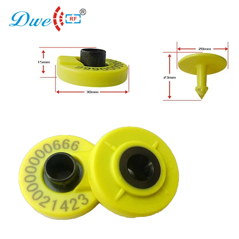 DWE CC РЧ карта контроля доступа 125 кГц em4305 ISO совместимый rfid ушной тег низкой