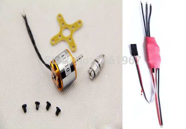 

New west XXD A1510 2200KV brushless motor micro motor + simonk 10A ESC with 4-axis aircraft
