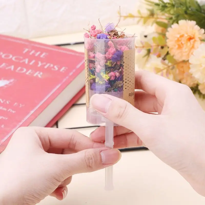 Конфетти Push Pop высушенный цветок стрелки подружки невесты свадебные подарки на