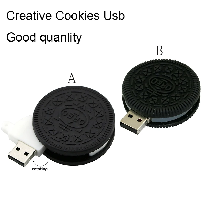 Лидер продаж! Милый Oreo флеш-накопитель 4GB еда Usb флешки 8 Гб печенье