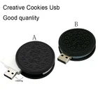 Лидер продаж! Милый Oreo флеш-накопитель 4GB еда Usb флешки 8 Гб печенье Usb флэш-накопитель 16 Гб печенье флеш-накопитель 32 Гб мини-флеш-накопитель u-диск подарок