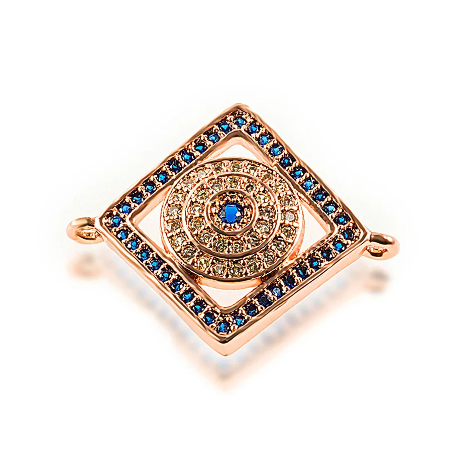 Ювелирные соединители ручной работы Hamsa Hand Evil Eye Charm аксессуары Принадлежности