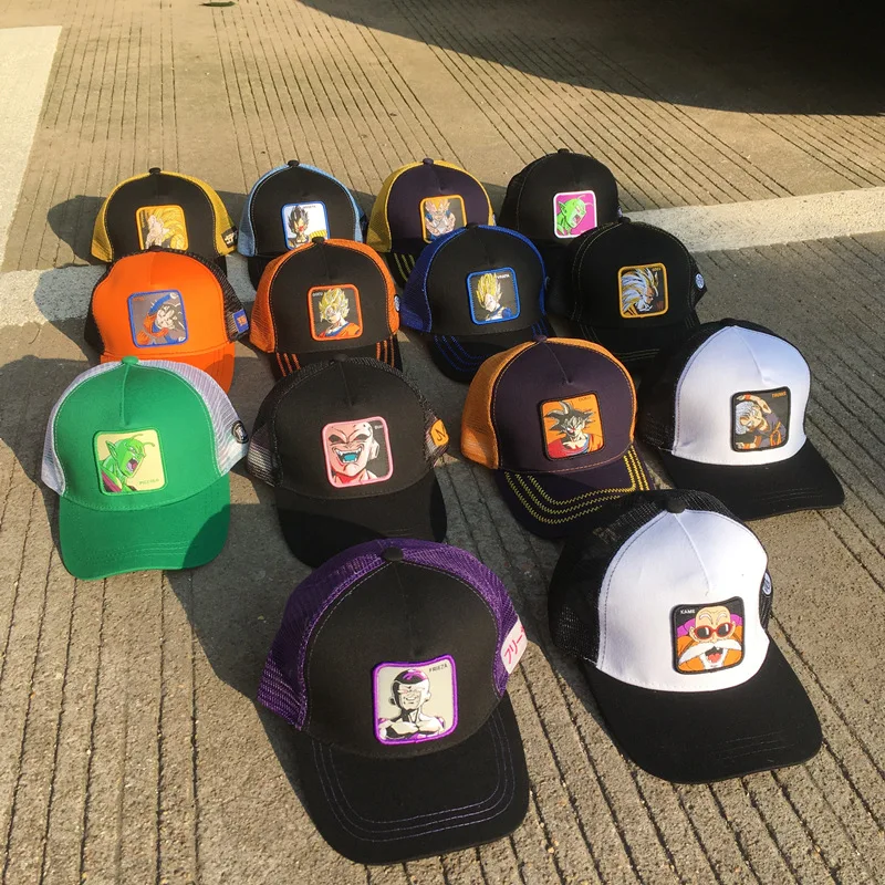

New 62 Colors Brand Trucker Hat Men Women Baseball Cap High Quality Curved Brim Drangon Ball Cap Gorras Casquette Dropshipping