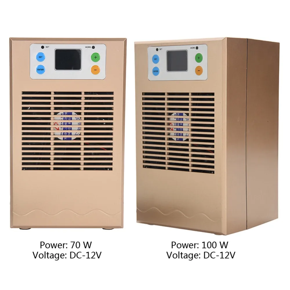 Охлаждающий вентилятор для аквариума охладитель воды термометр аксессуары креветки 70/100 Вт|Оборудование