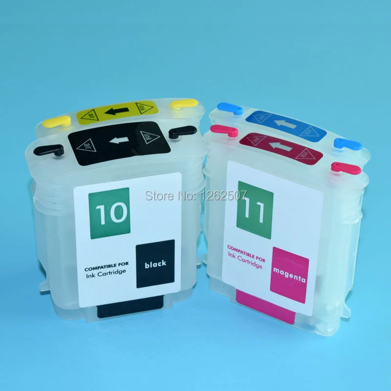 BOMA TEAM HP10 HP11 многоразовый картридж с чипом для принтера HP designjet 100 110 70 hp 10 11