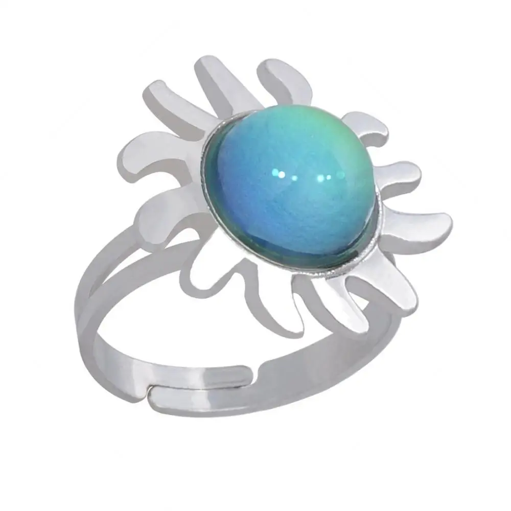 Кольца настроения классическое кольцо с изменением цвета при температуре