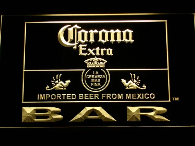 418 Corona Bar Beer Extra светодиодный неоновый знак с переключателем вкл/выкл 20 + цвета 5
