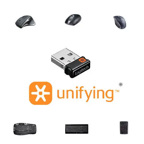 Беспроводной Log. itech ключ приемник Unifying USB адаптер для мыши клавиатуры подключения 6 устройств MK330 MK270 K23 K250 MK550 mk240