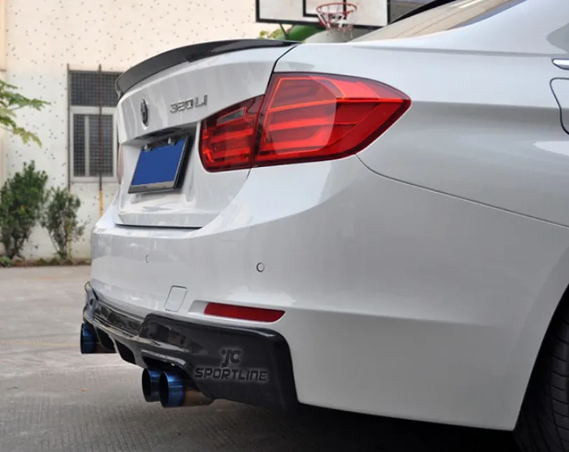 Задний спойлер из углеродного волокна для BMW 3 серии F30 318 320 325 328 335 2013 2019 диффузор