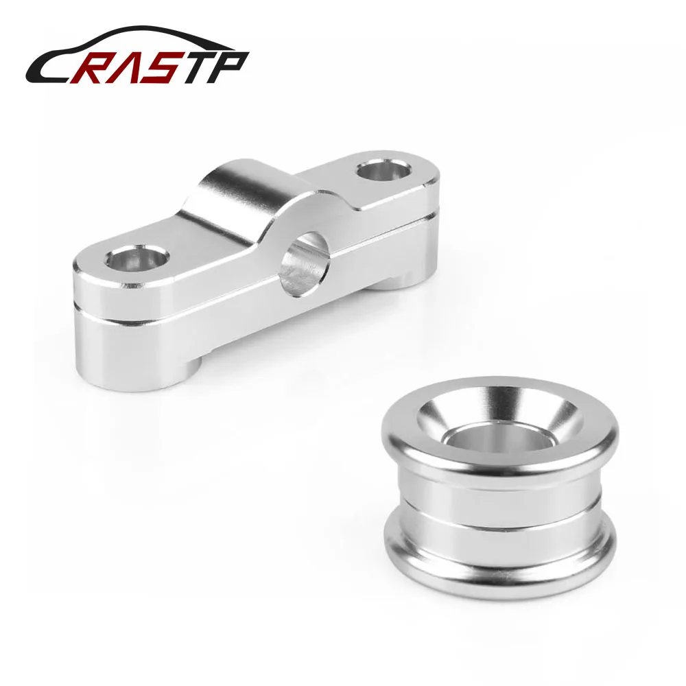 

RASTP-Performance Aluminum Front Rear Solid Shifter Bushing Replaces Kit For Honda Civic CRX Del Sol Acura B Series RS-SFN049