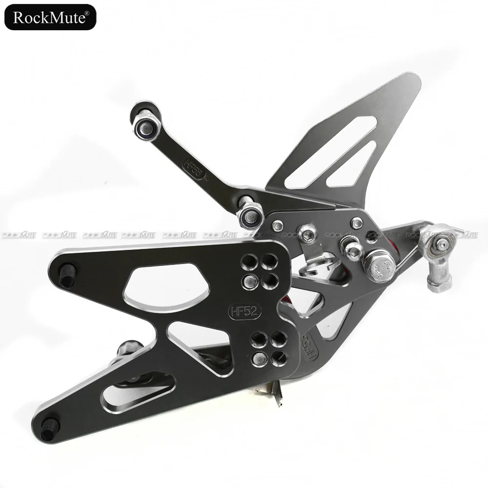 Подножки для мотоцикла для Yamaha YZF-R1 YZF R1 2004 2005 2006 ЧПУ Регулируемая подножка рычаг переключения передач тормозной педальные подложки для ног сзади комплект