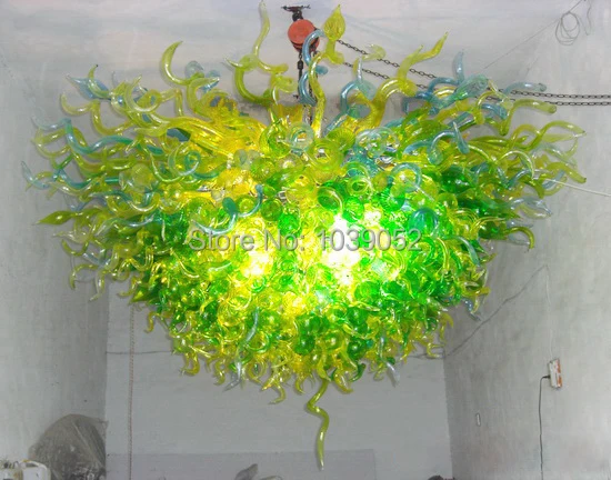 

Green and Yellow Big Hotel 2014 Chandelier Modern