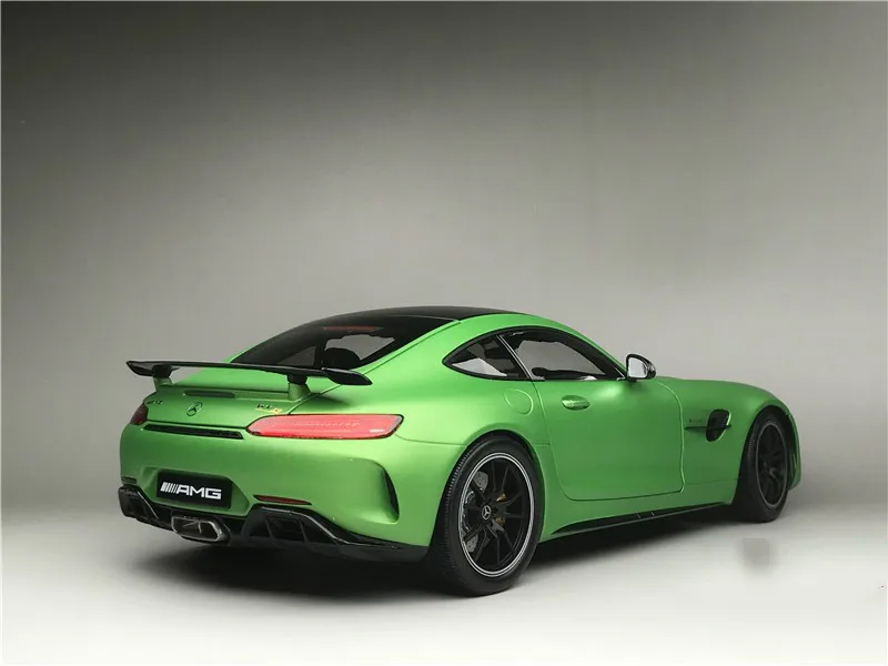 Высокая имитация 1:18 Mercedes-Benz AMG GTR литье под давлением Металлический Игрушечный Автомобиль двери автомобиля можно открыть подарки для детей игрушка для мальчика
