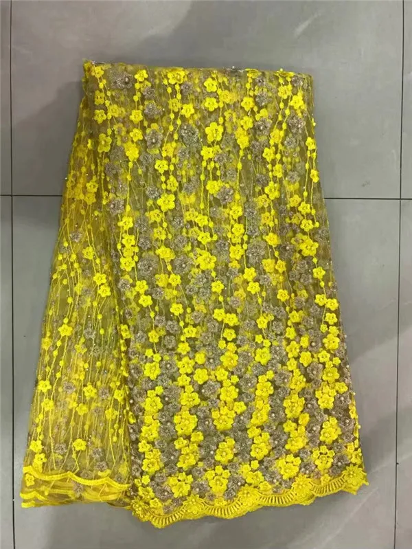 2017 High Quality beaded Guipure African Lace Fabric Embroidered Wedding Decoration French Nigerian Fabrics t-1 | Дом и сад