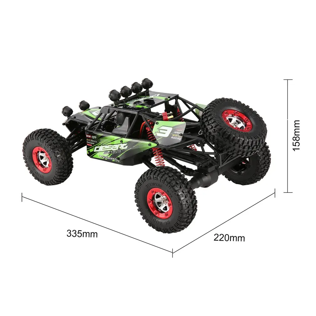 FY 03 EAGLE 3 1:12 4WD 2 4G полномасштабный пустынный внедорожный Радиоуправляемый пульт